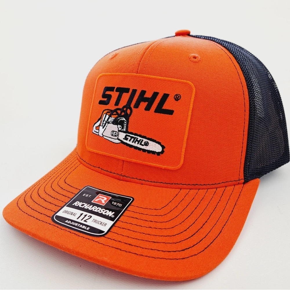 STIHL Orange and Black Trucker Hat - Picture 2 of 4